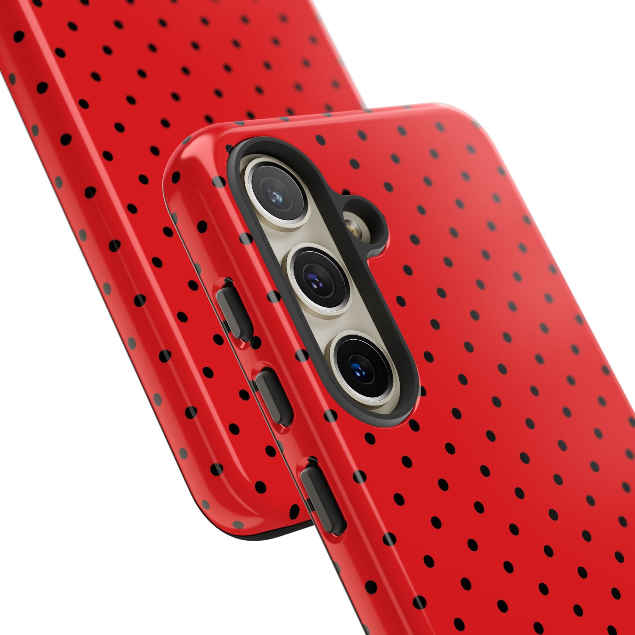 Crimson Dot Matrix Samsung S24 Case - Tough