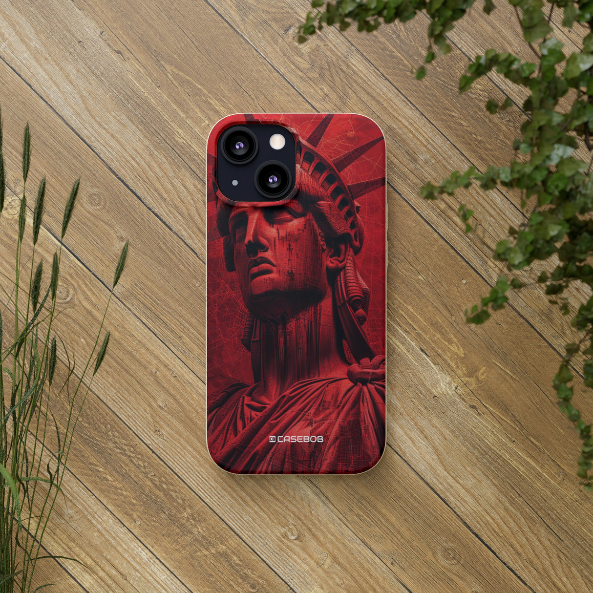 Red Liberty Revolution | Biodegradable Phone Case