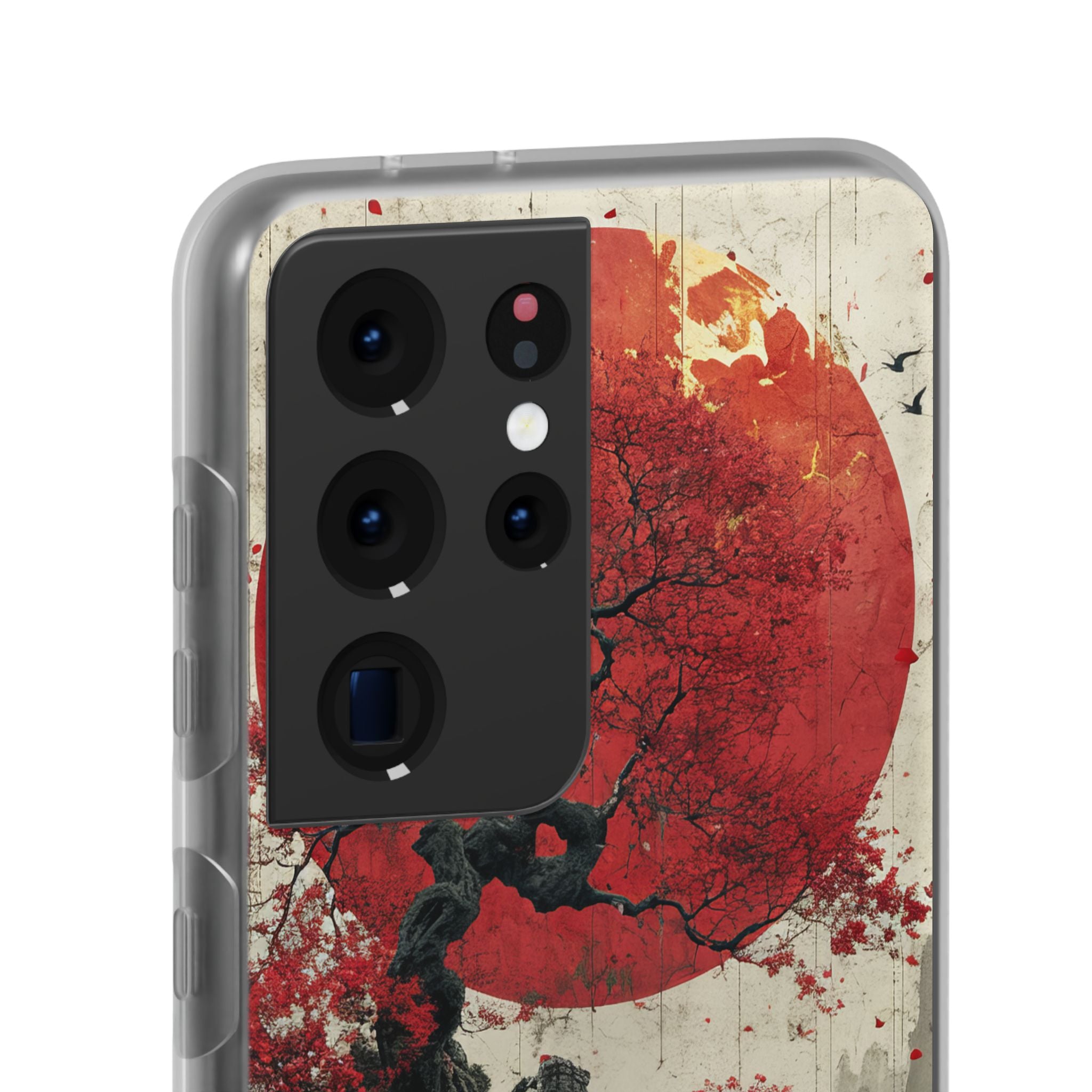 Zen Serenity in Red Harmony Samsung S21 - Flexi Phone Case