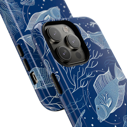 Blue Coral Garden iPhone 14 - Tough+