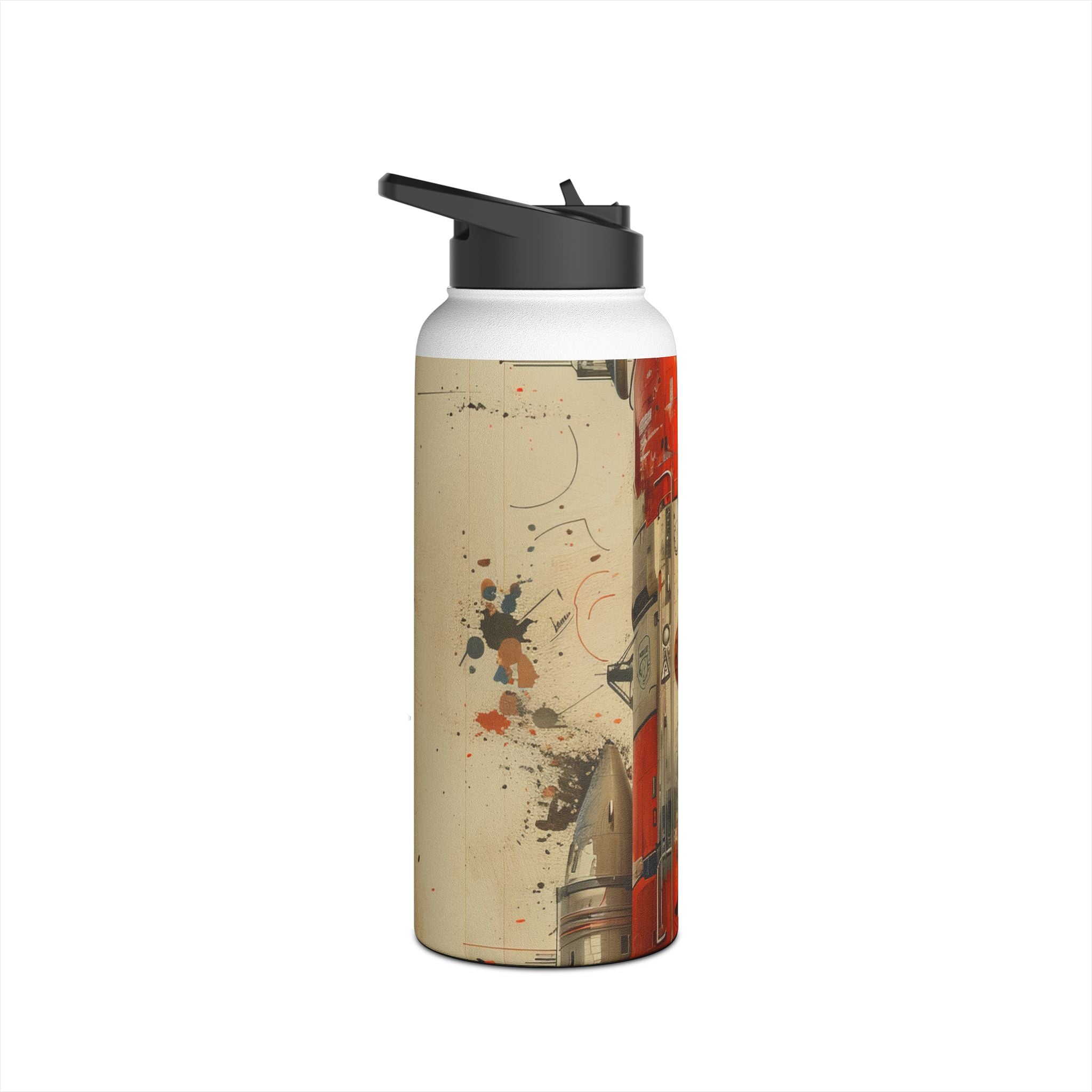 Crimson Rocket - Stainless Steel Water Bottle