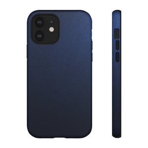 Gradient Black & Blue iPhone Case (Protective) iPhone 12 Matte Phone Case