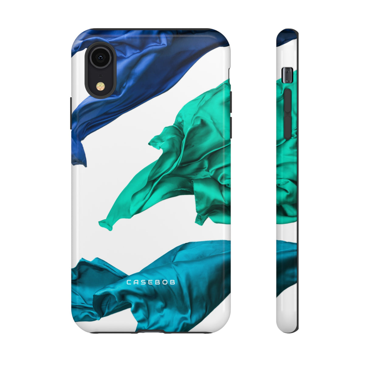 Blue Velvet Fabric - Protective Phone Case