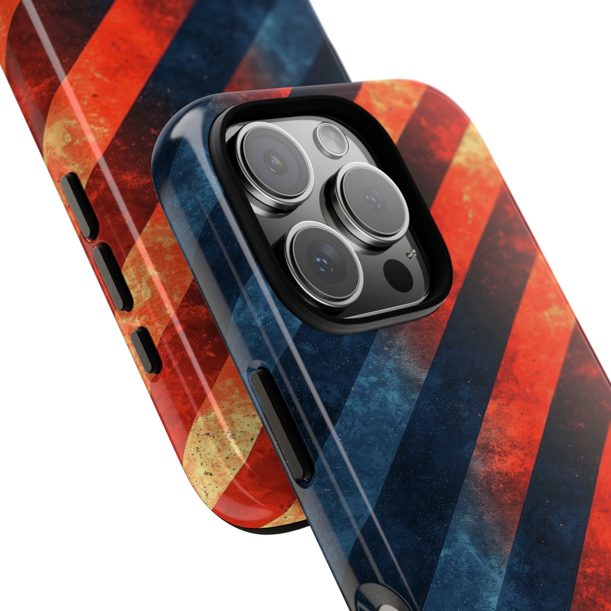 Diagonal Blaze iPhone 16 Pro Case - Tough