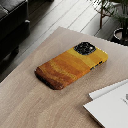 Sunset Gleam: Radiant Gradient - Protective Phone Case