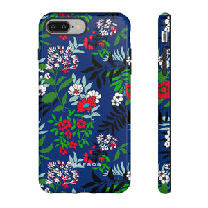 Blue Art Flowerfield - Protective Phone Case