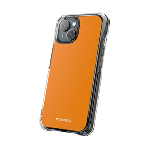 Mandarine | Handyhülle für iPhone (Clear Impact Case – magnetisch) 