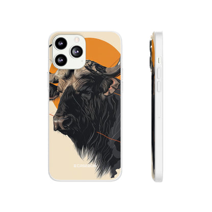 Majestic Buffalo Sun | Flexible Phone Case for iPhone