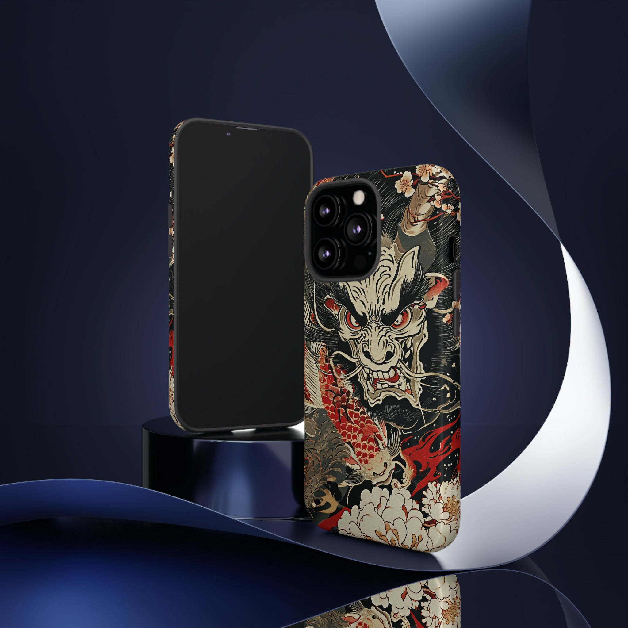 Oni &amp; Heilige Symbole Fusion - Schutzhülle fürs Handy