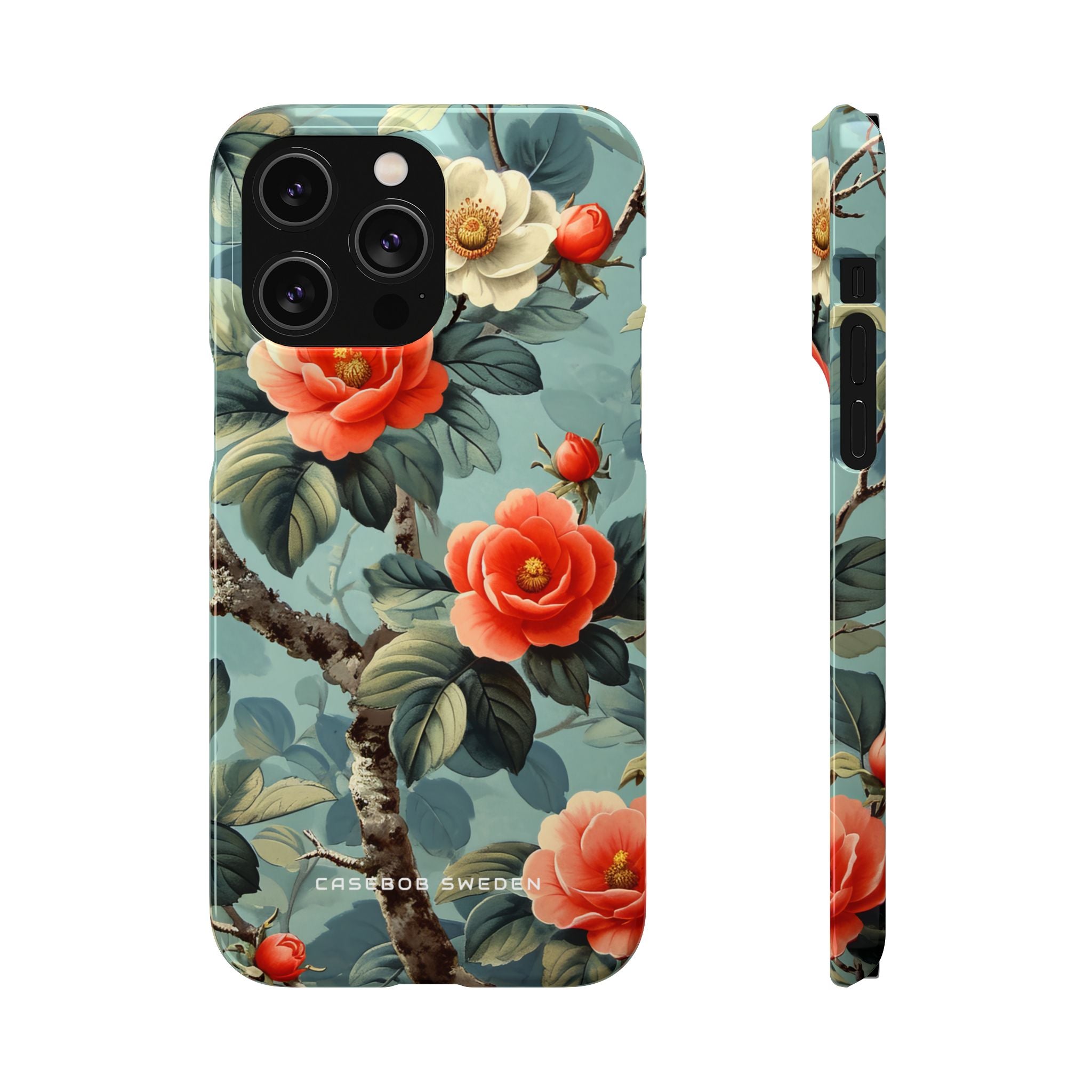 Vintage Floral Romance iPhone 14 - Slim Phone Case