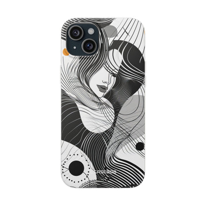 Fluid Noir Rhythm | Flexible Phone Case for iPhone