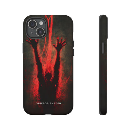 Gothic Crimson Ascension iPhone 15 - Tough Phone Case