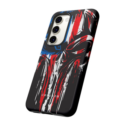 Military Grunge Skull Patriotic - Protective Phone Case