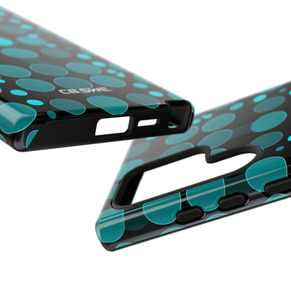 Modern Teal Aqua Circular Seamless Samsung S24 - Tough