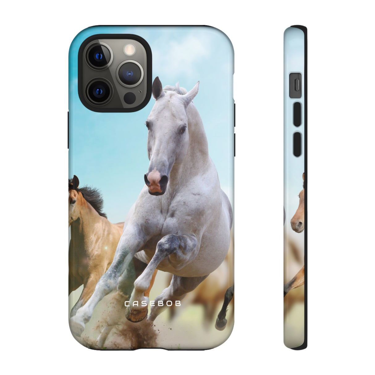 Blue Sky Horses - Protective Phone Case