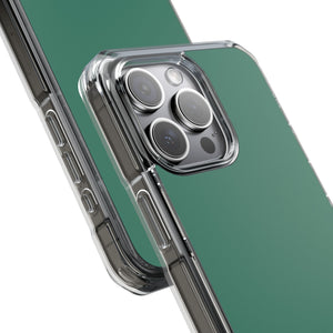 Viridiangrün | Handyhülle für iPhone (Clear Impact Case – magnetisch)