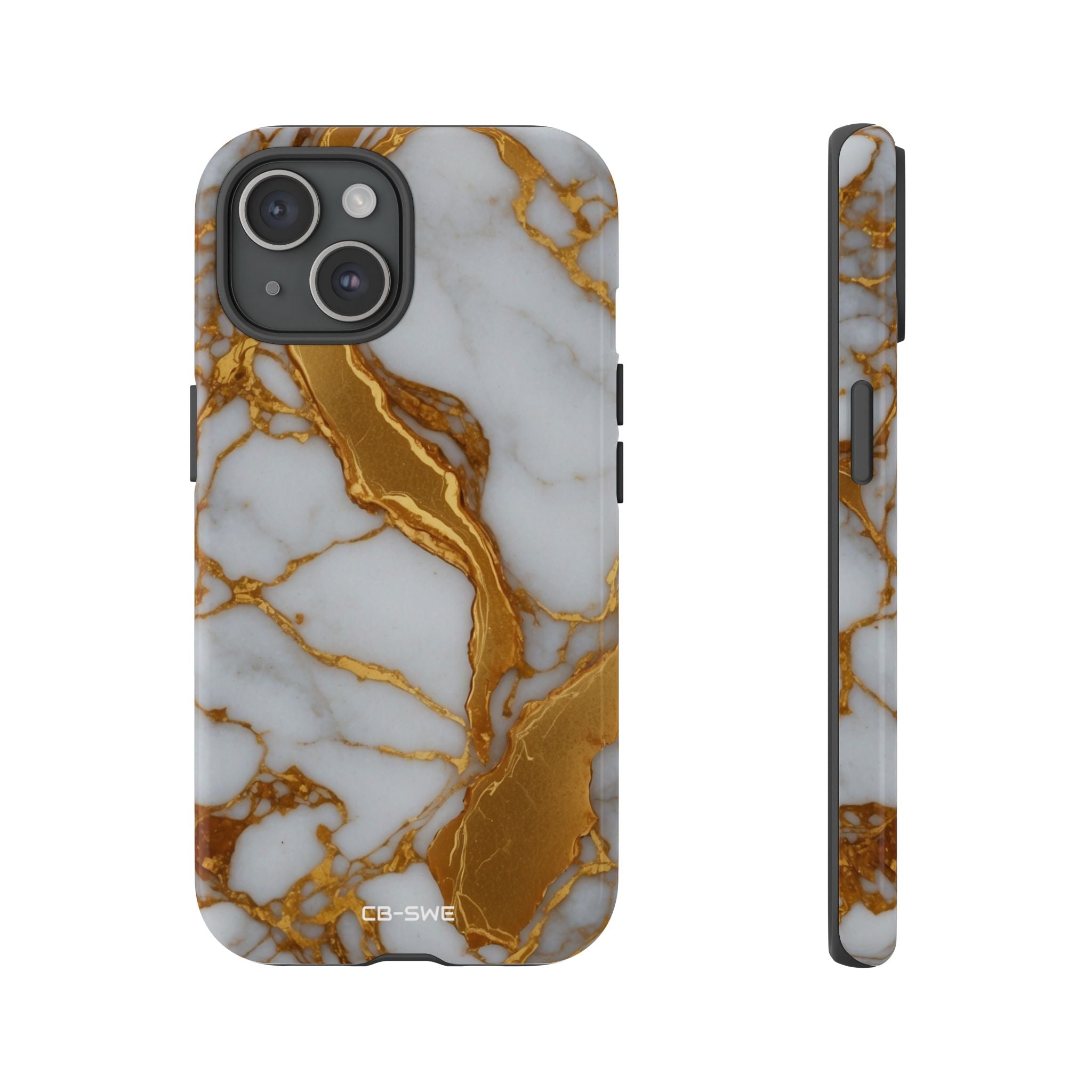 Golden Veins Flow - iPhone Case