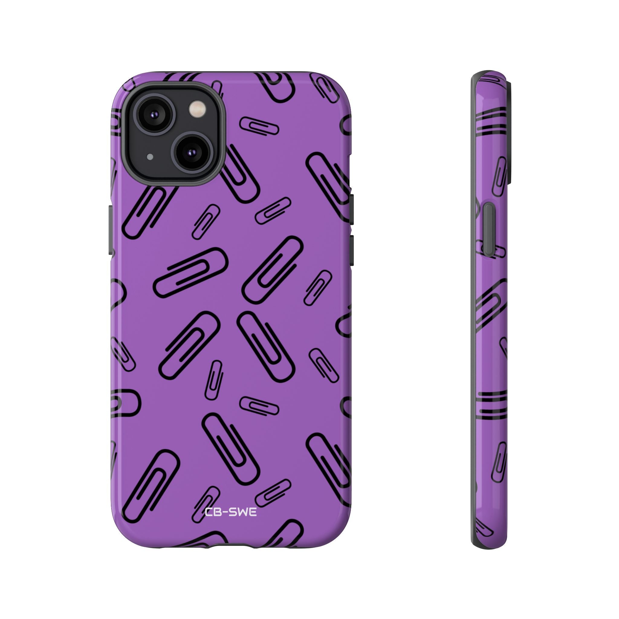 Paperclips Dance Playfully - iPhone Case