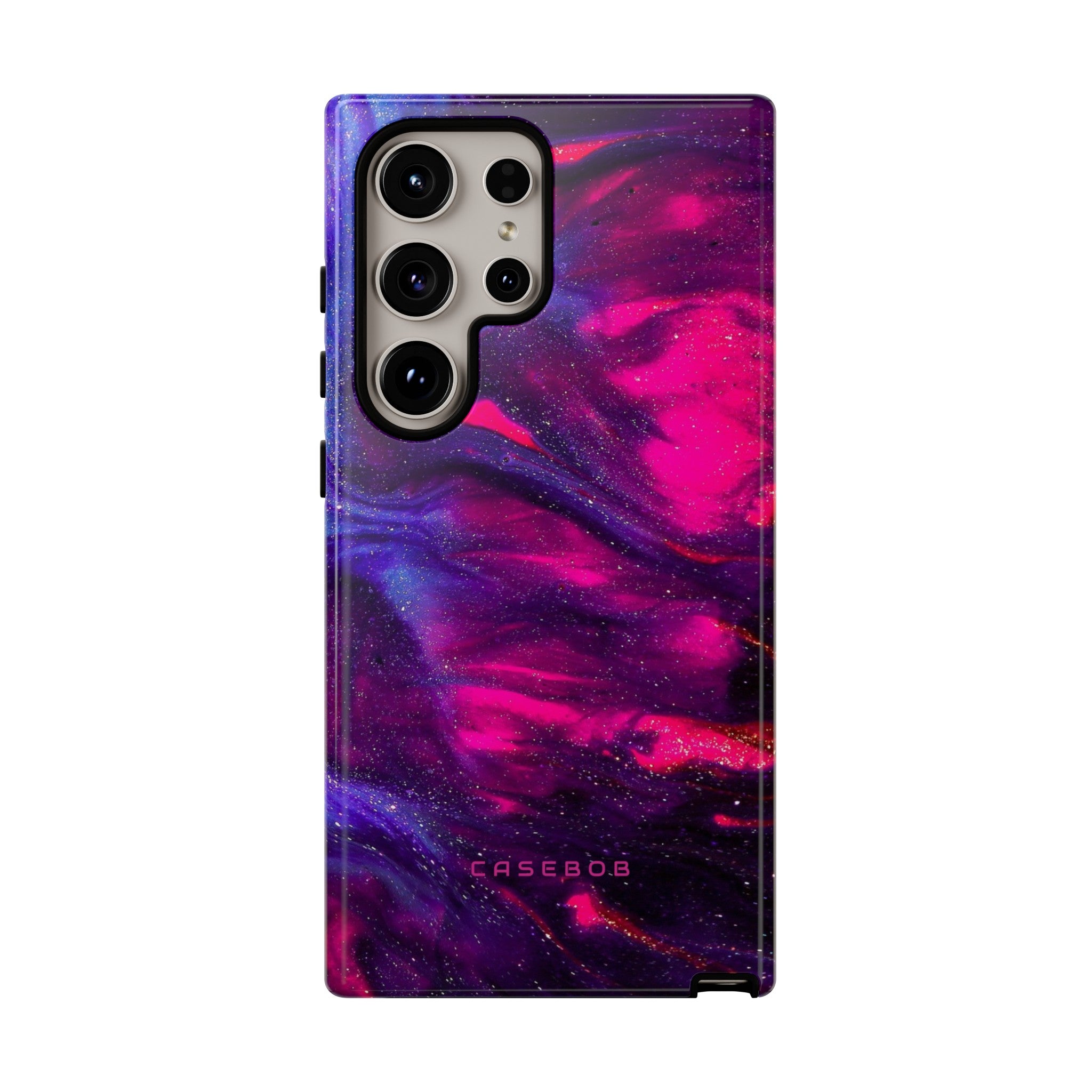 Deep Purple Ink Art - Protective Phone Case