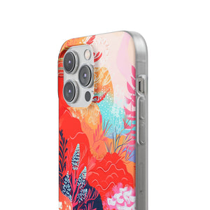 Living Coral Design | Handyhülle für iPhone (Flexible Hülle)