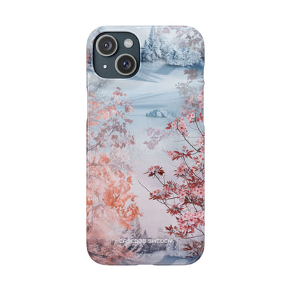 Floral Serenity Case - Slim iPhone 15 Phone Case