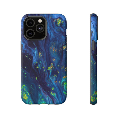 Green Opal Ink Art iPhone Case (Protective) iPhone 14 Pro Max Matte Phone Case