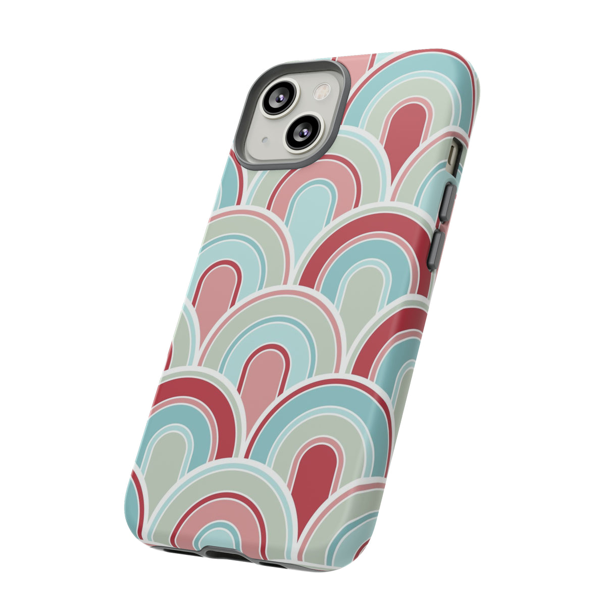 Light Blue Retro - Protective Phone Case