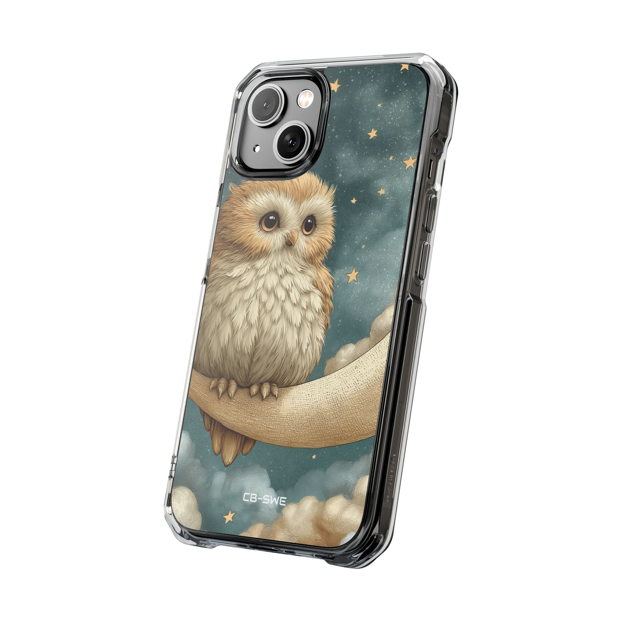 Owls Nestle Moon iPhone Case - Impact