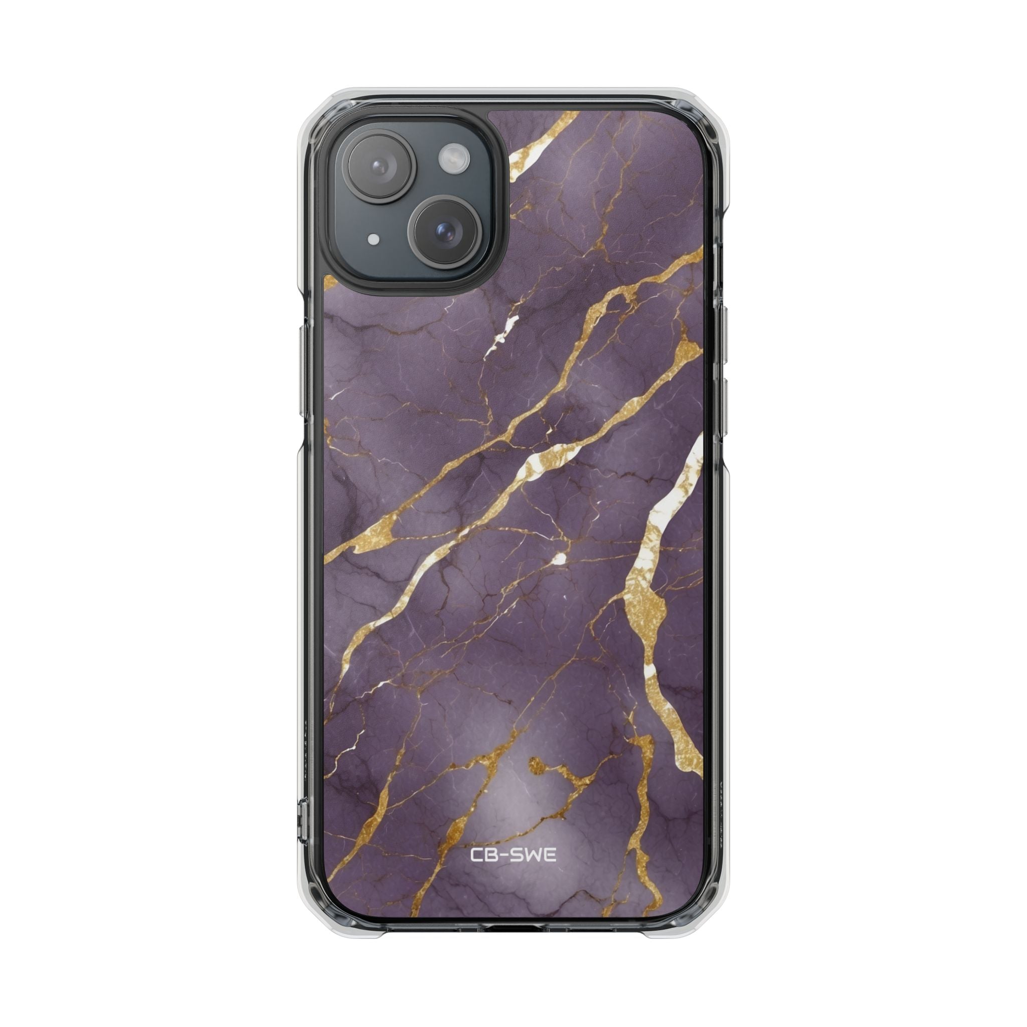 Golden Veins Flowing iPhone Case - Impact