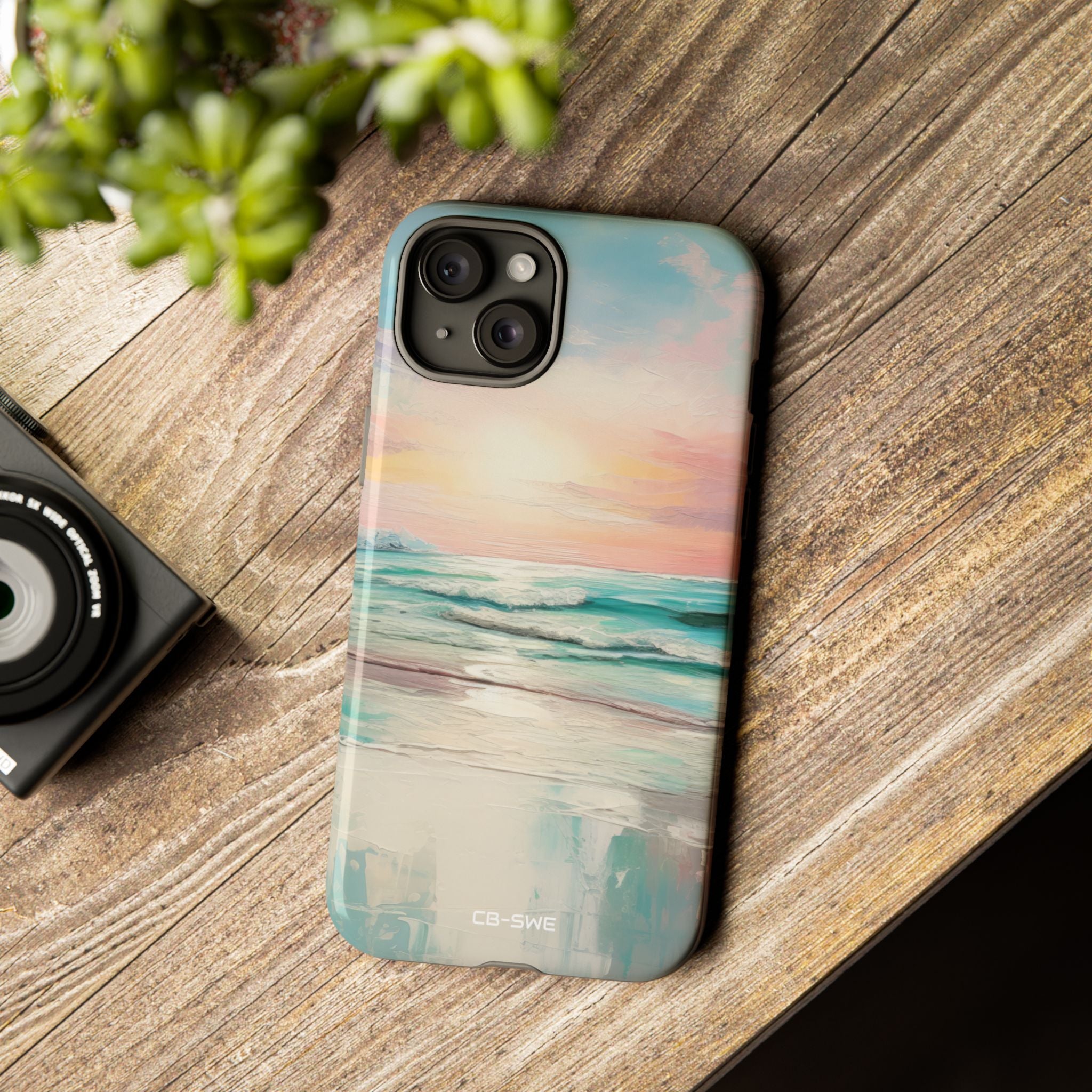 Waves Glistening Softly - iPhone Case