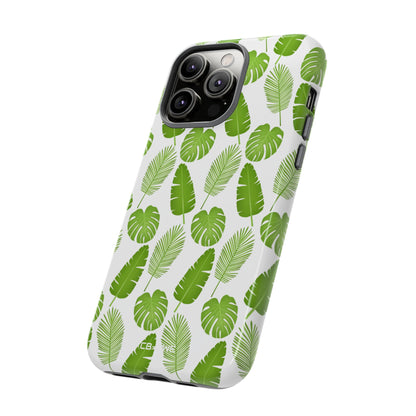 Tropical Leaf Harmony - iPhone Case