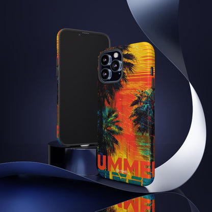 Summer Sunset Palms - iPhone Case