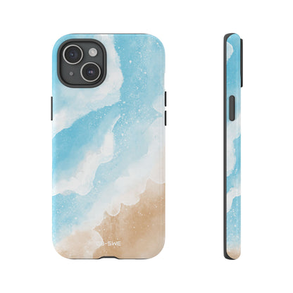 Serene Coastal Whispers - iPhone Case