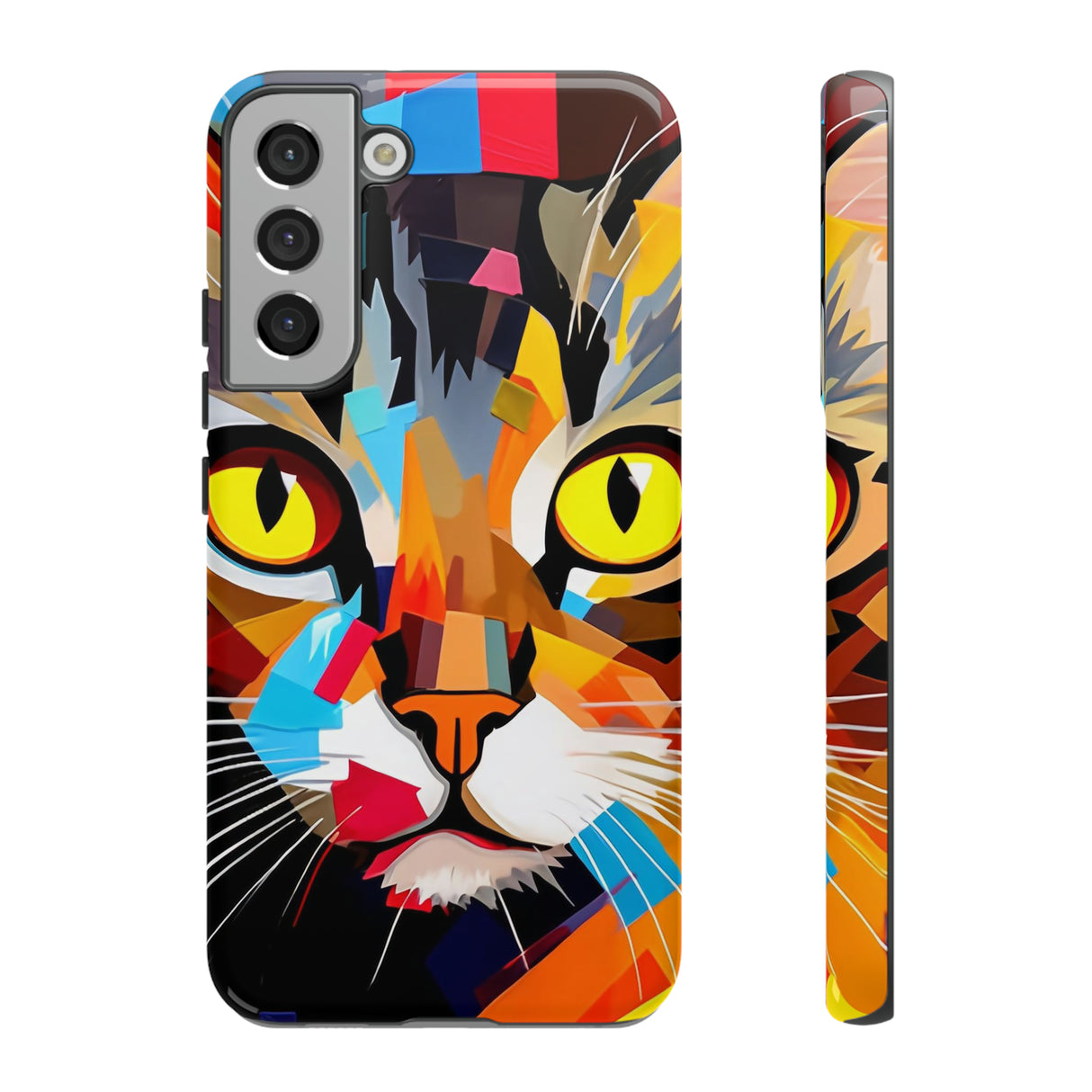 Abstract Kitty Palette Samsung Case (Protective)