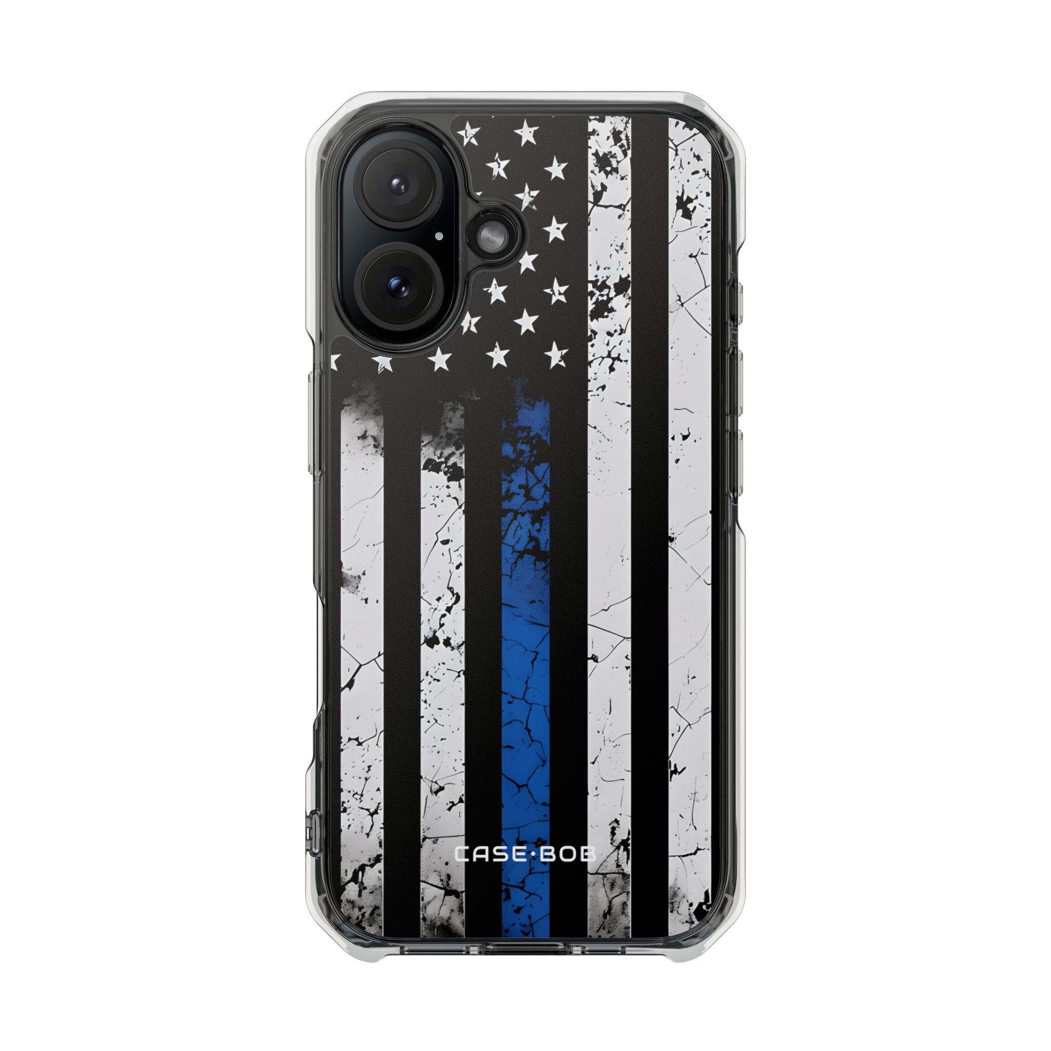 Blue Stripe Flag iPhone 15 Case - Impact