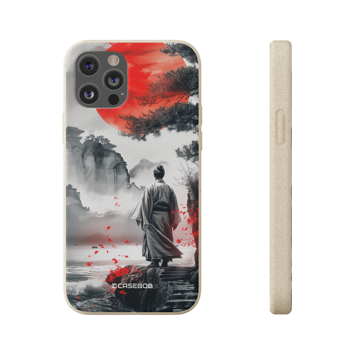 Serene Samurai Sunrise | Biodegradable Phone Case