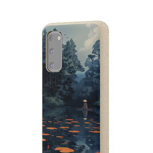 Tranquil Lotus Serenity | Biodegradable Phone Case