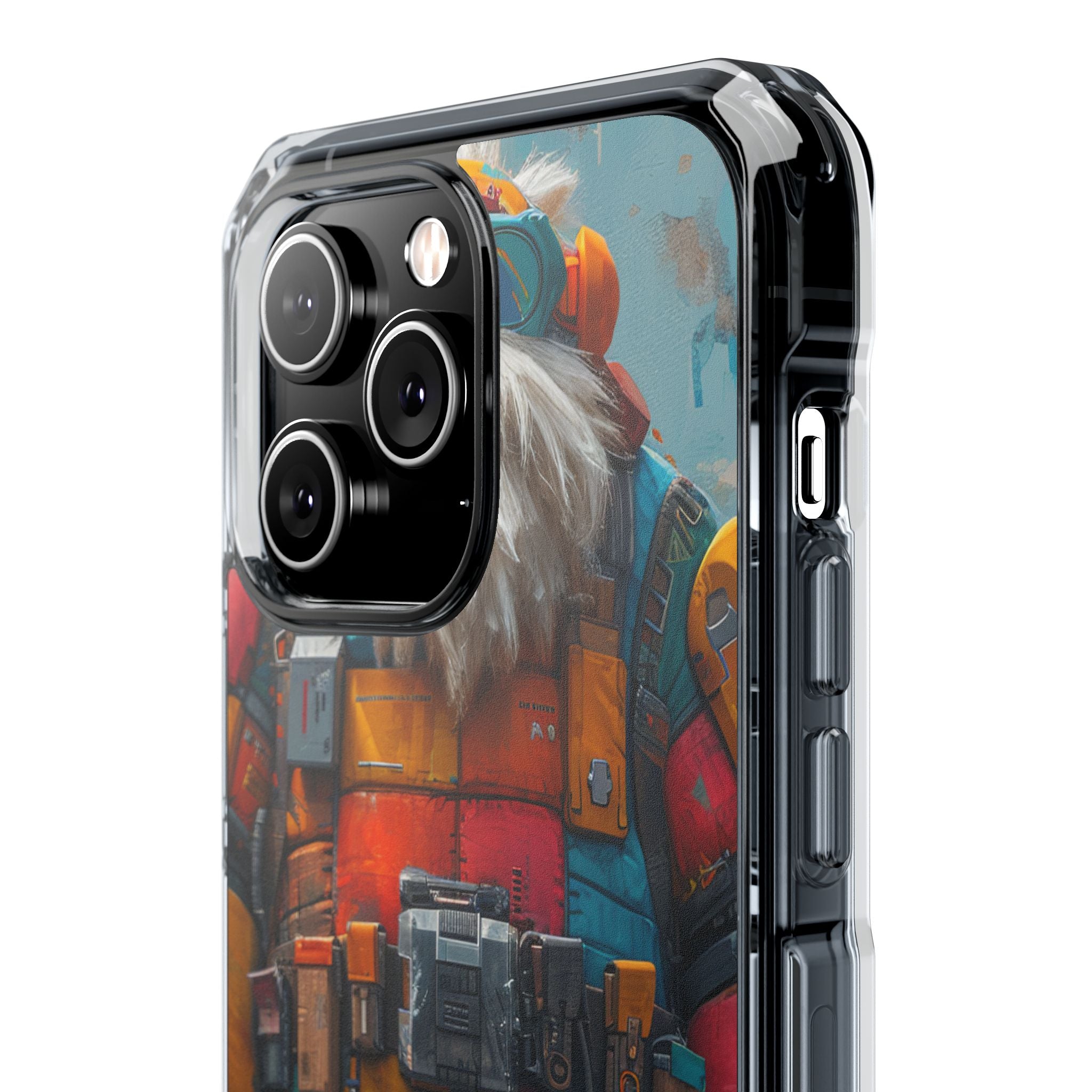 Whimsical Robot Wanderer iPhone 14 - Impact Clear+