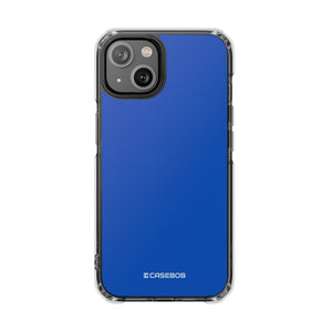 Sapphire Blue | Phone Case for iPhone (Clear Impact Case - Magnetic)