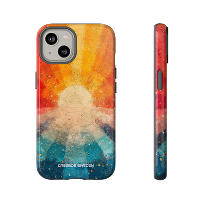 Sunburst Energy - Tough iPhone 14 Phone Case