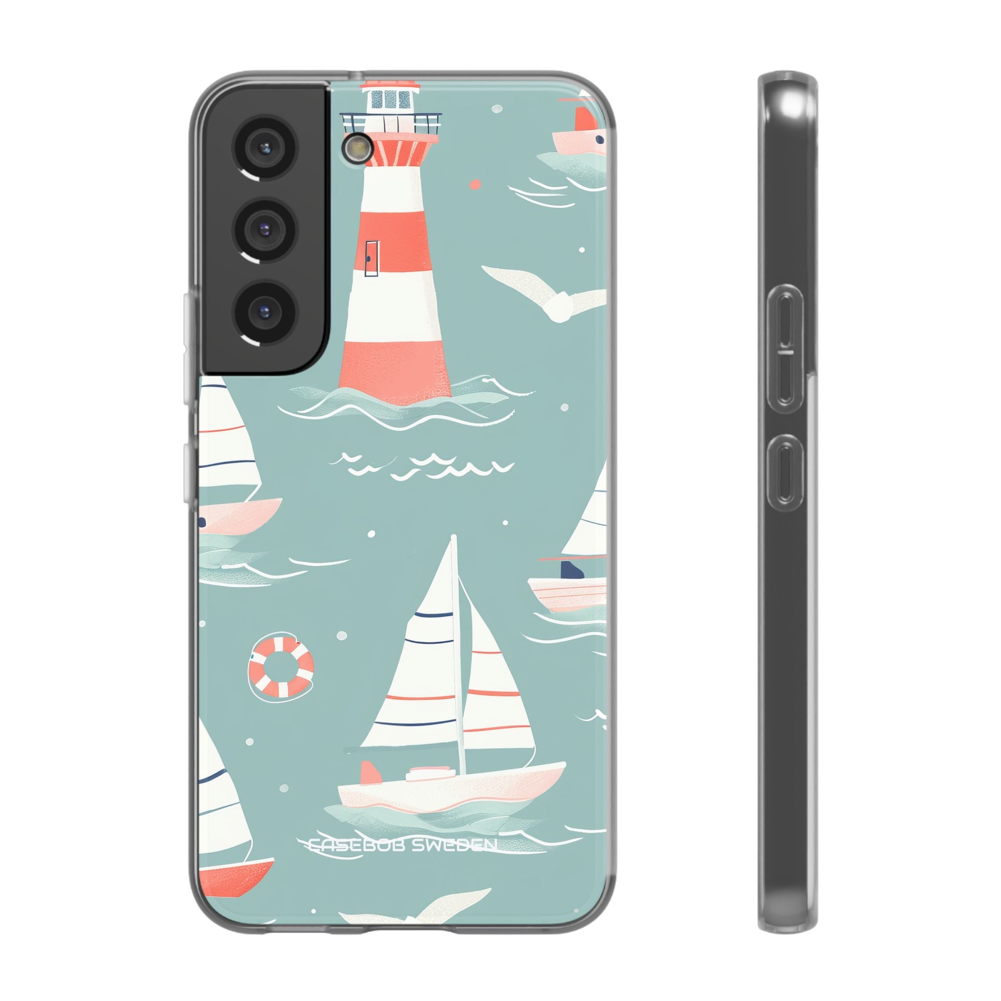 Lighthouse Nautical Charm - Flexi Samsung S22 Phone Case