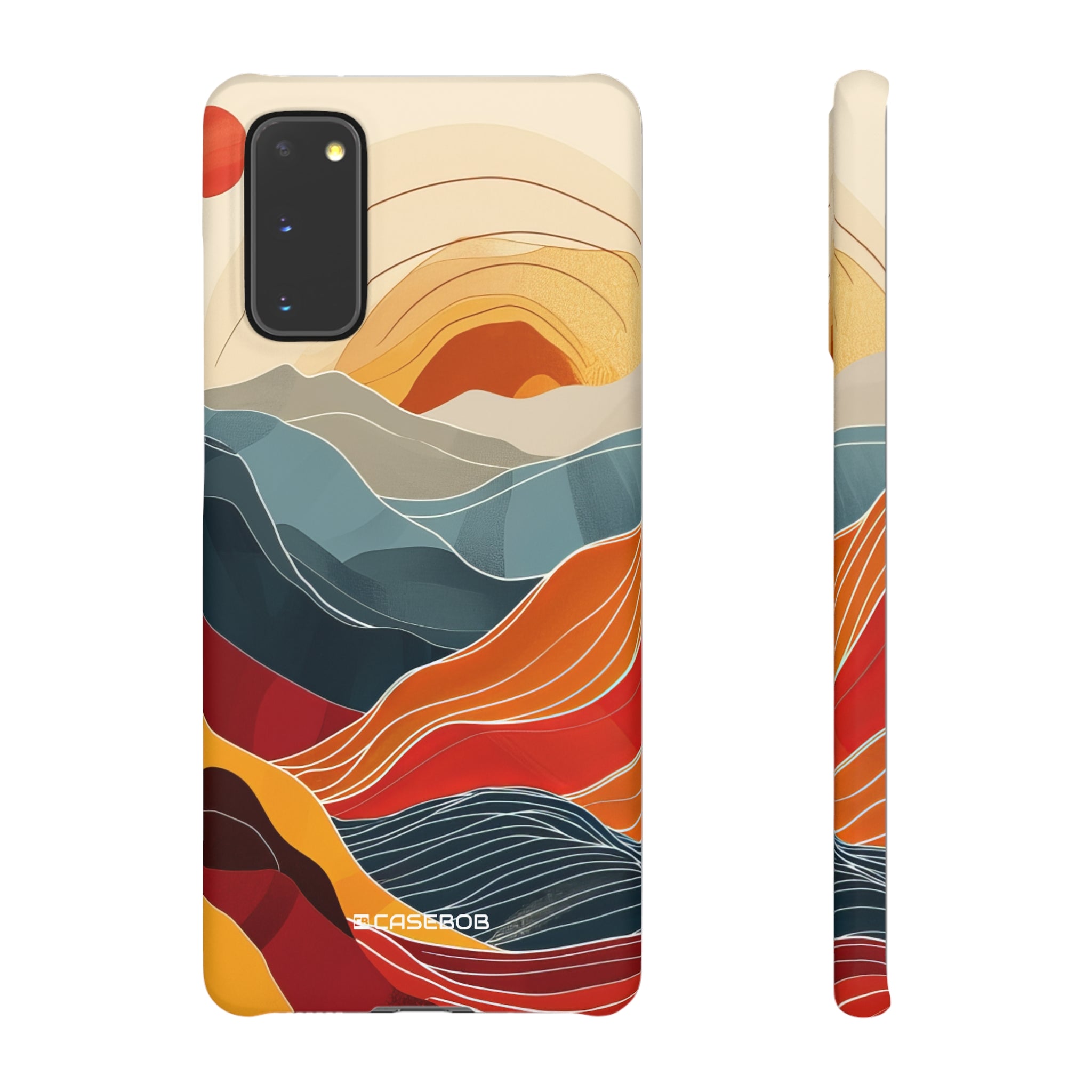 Sunset Waves | Slim Phone Case for Samsung