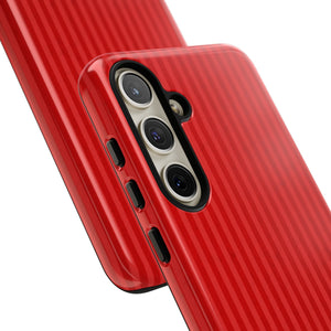 Red Stripes - Protective Phone Case