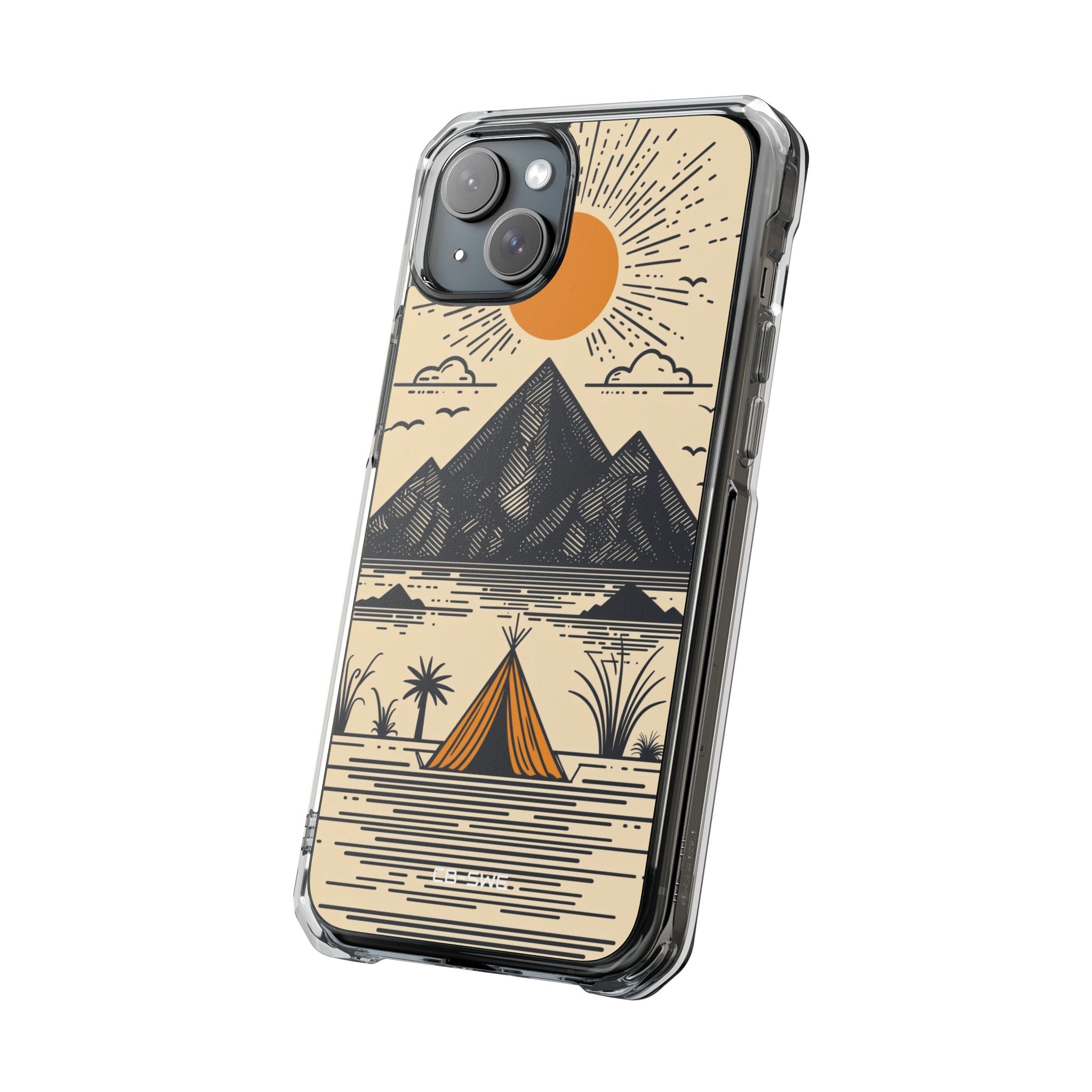 Golden Tent Awaits iPhone Case - Impact
