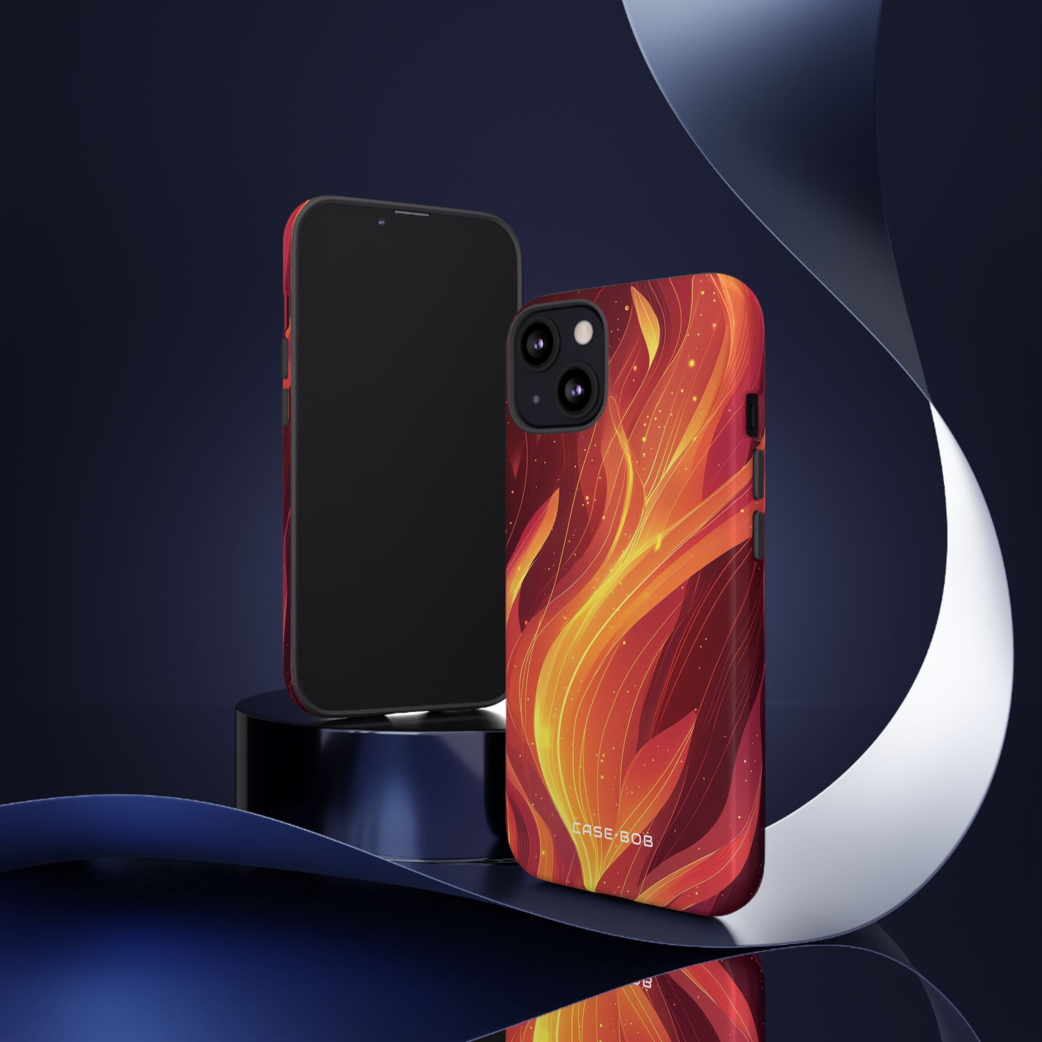 Flaming Flow iPhone 13 Case - Tough