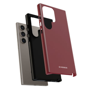 Burgundy Elegance: Minimalist Sophistication - For Samsung S24