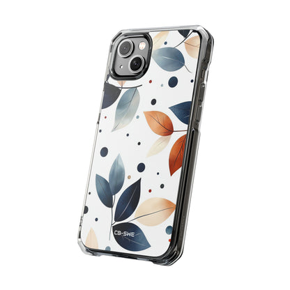 Leaves And Circles iPhone Case - Impact