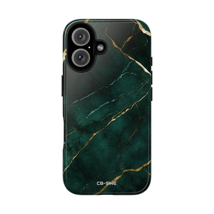Emerald Veins Flow - iPhone Case