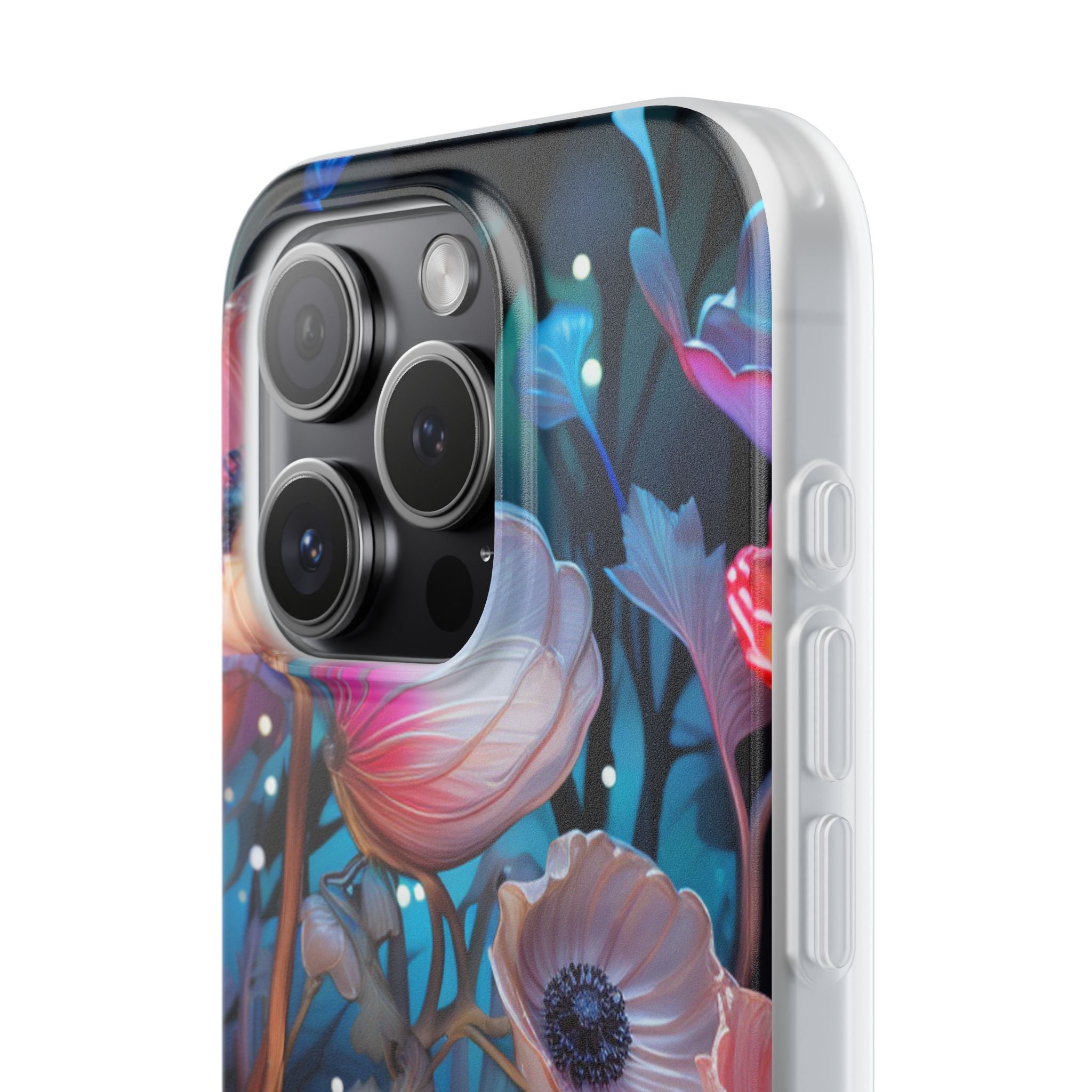 Translucent Bloom iPhone 15 Pro Case - Soft