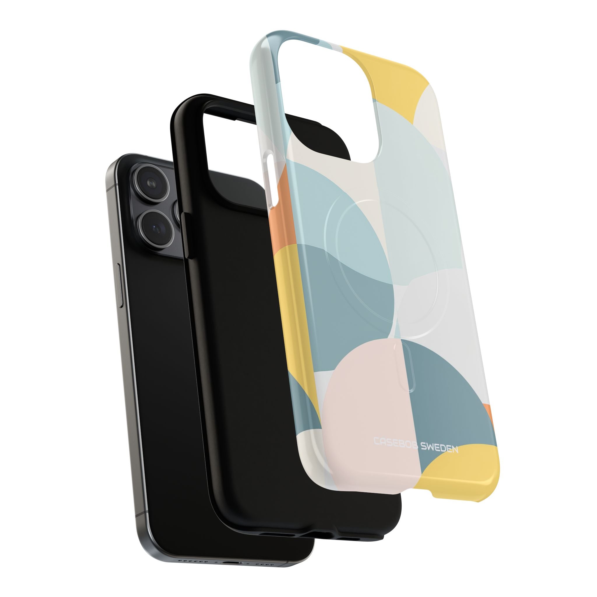 Abstract Geometric Calm - Tough + MagSafe® iPhone 15 Phone Case